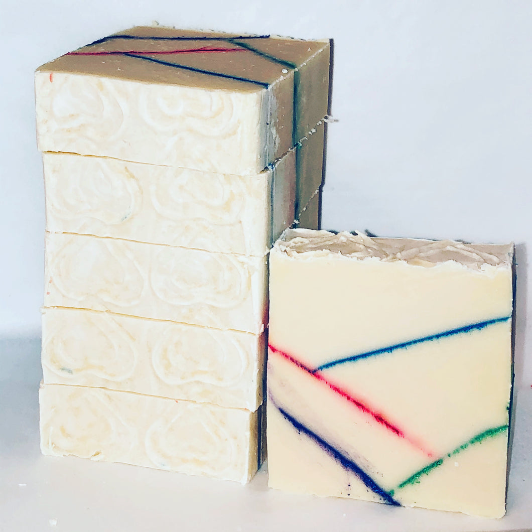 modern rainbow soap