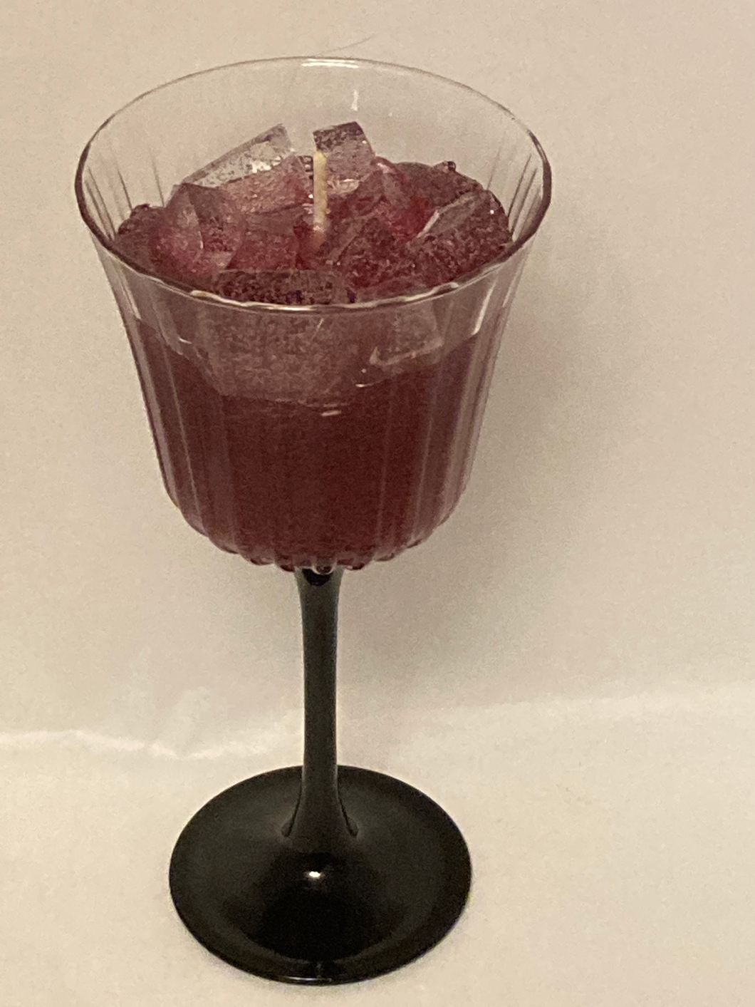 grape soda with ice candle