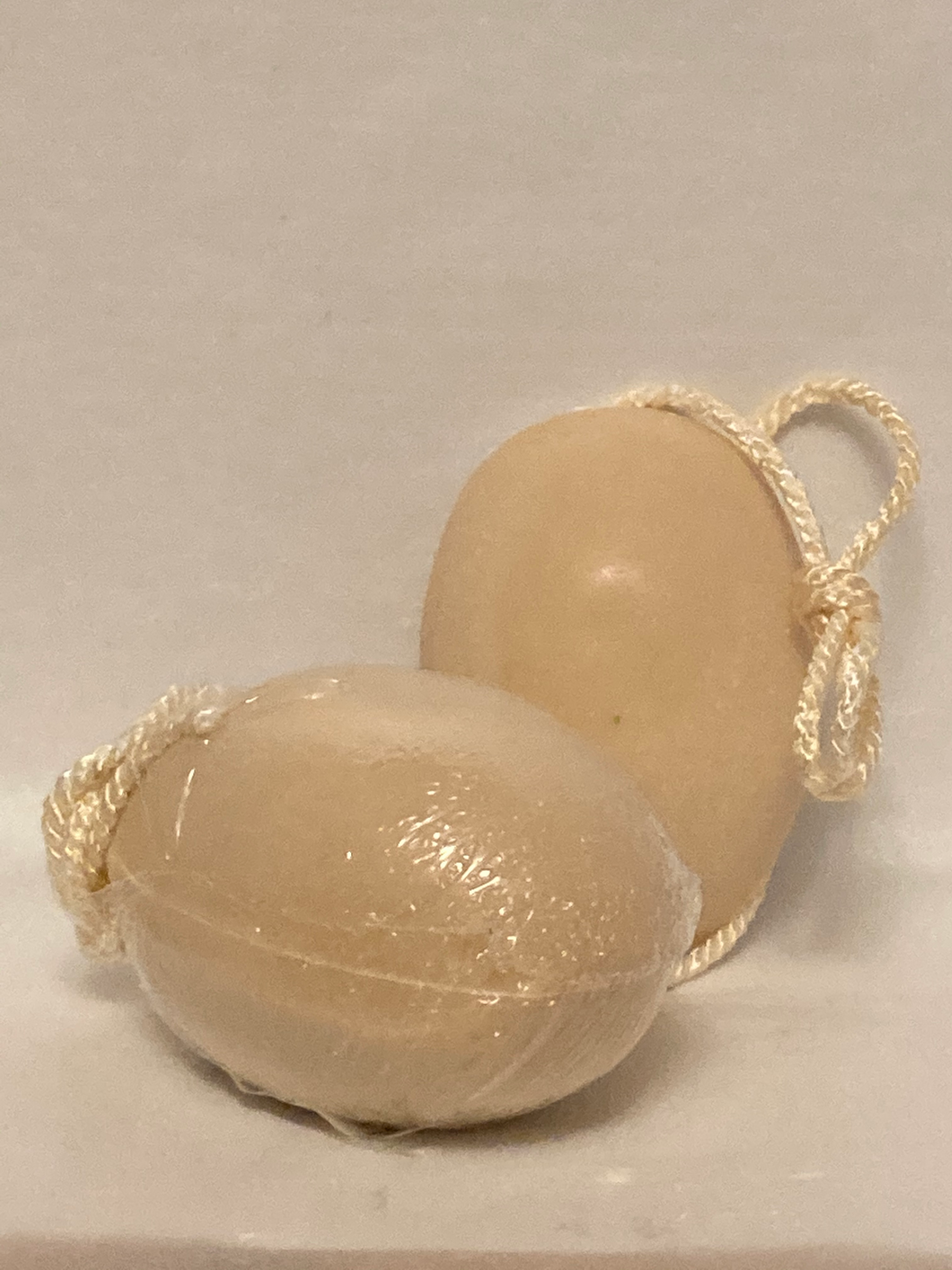 G'oatmeal soap on a rope