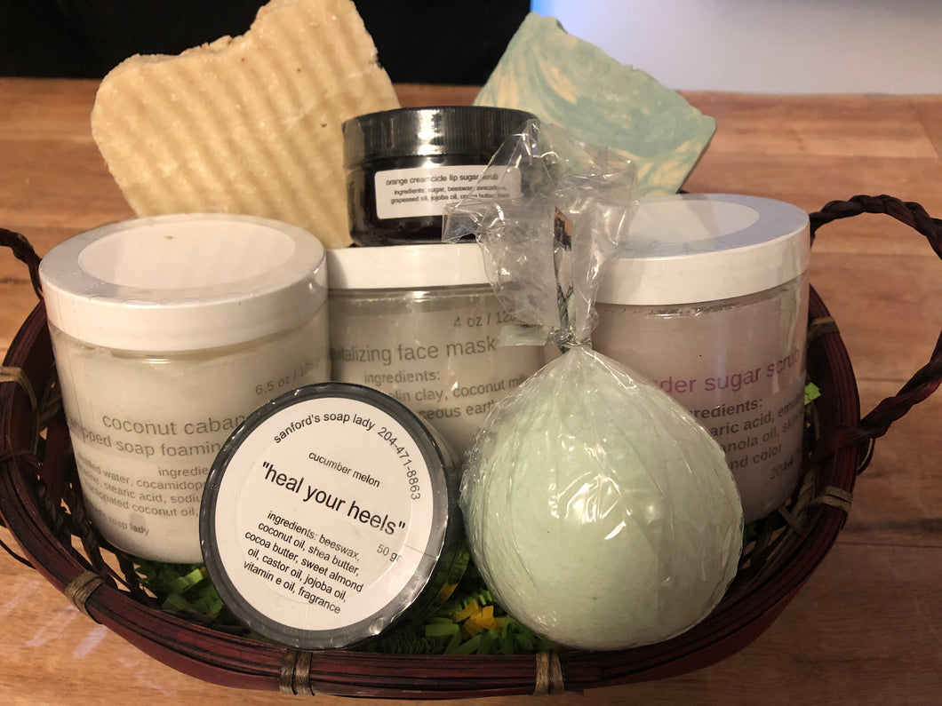 Spa themed Gift basket