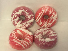 Load image into Gallery viewer, Half sized donut bath bomb
