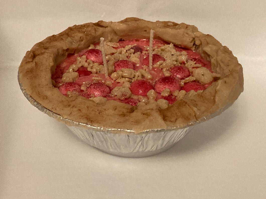 Cherry pie candle